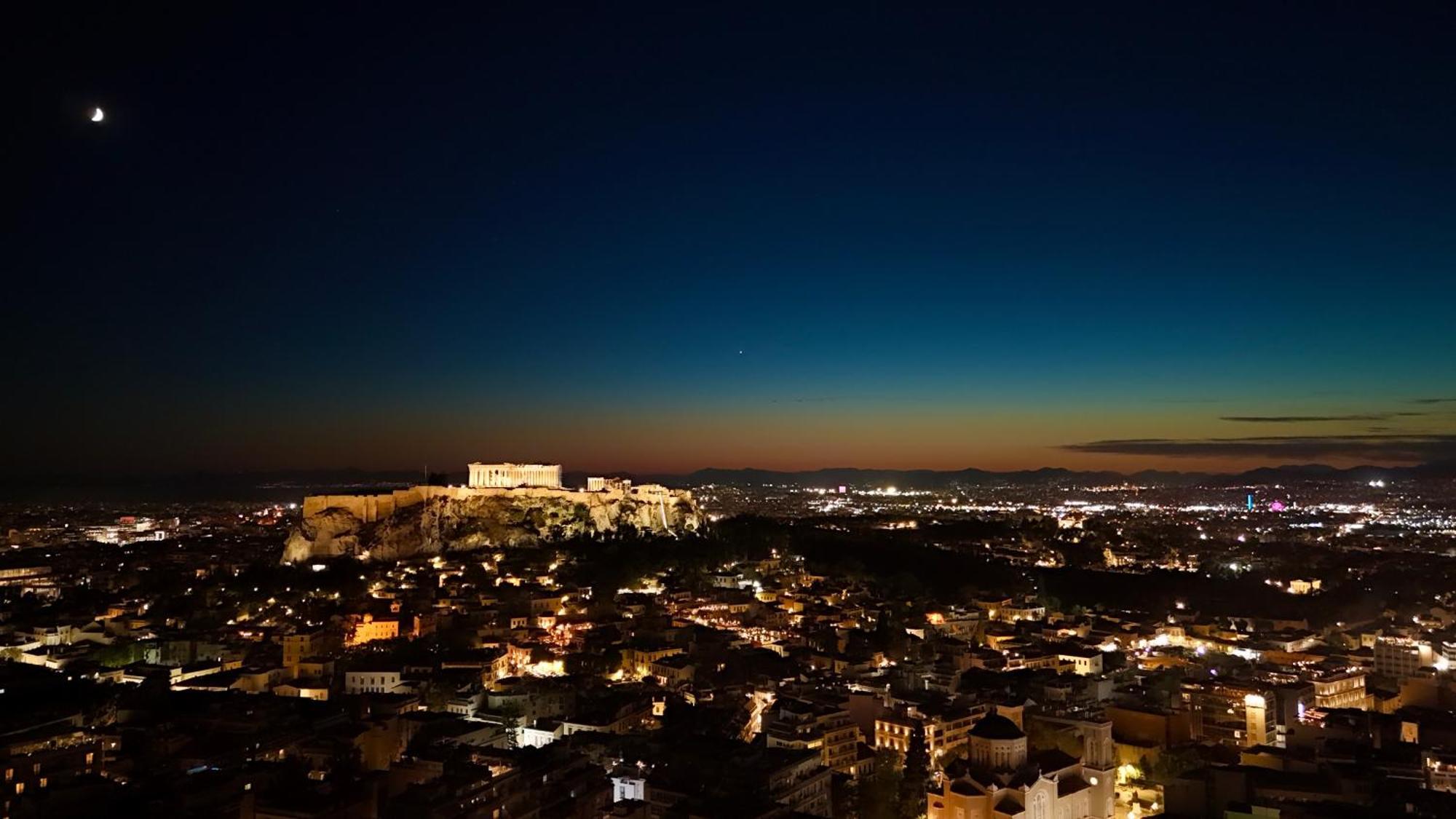 Parthenon And Syntagma Square View Apartment Atena Exterior foto