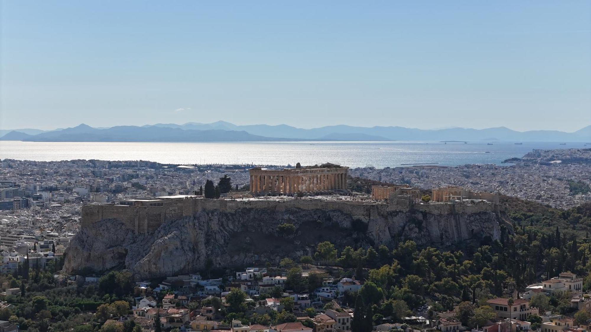 Parthenon And Syntagma Square View Apartment Atena Exterior foto