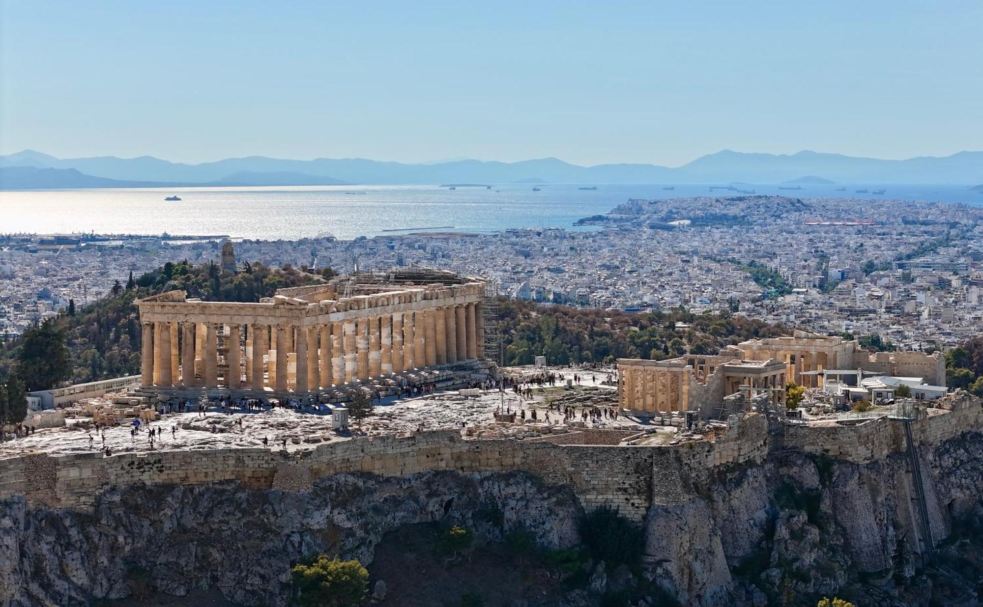 Parthenon And Syntagma Square View Apartment Atena Exterior foto